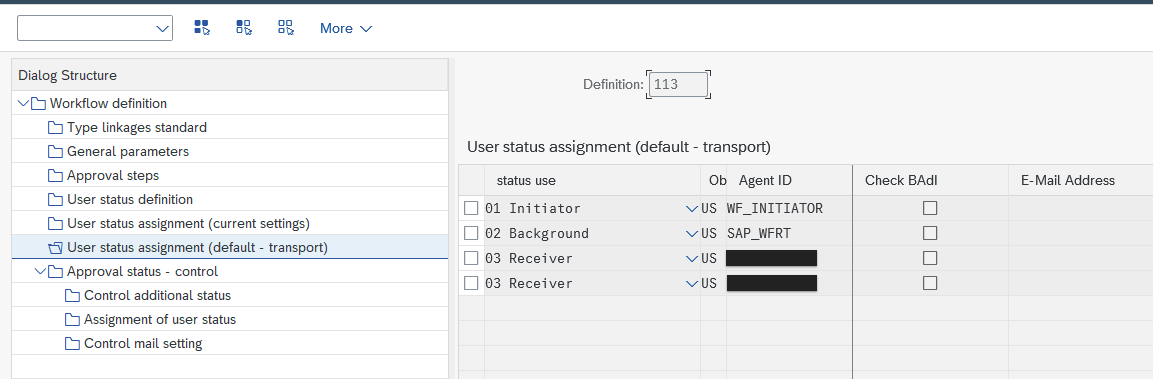 Workflow User Status Assignment