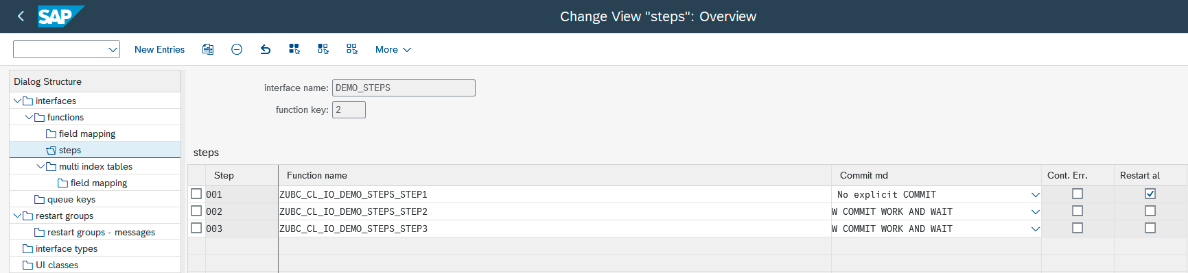 Multi steps Customizing